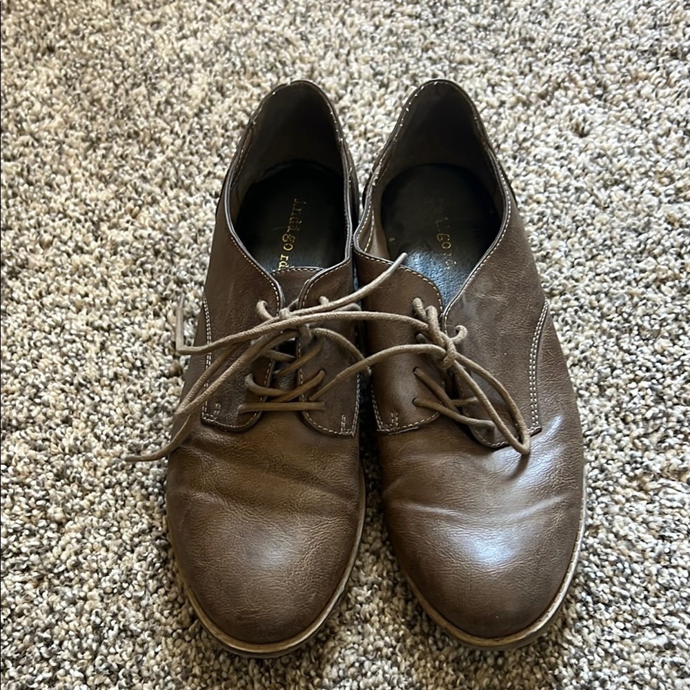 Brown Leather Women's Shoes